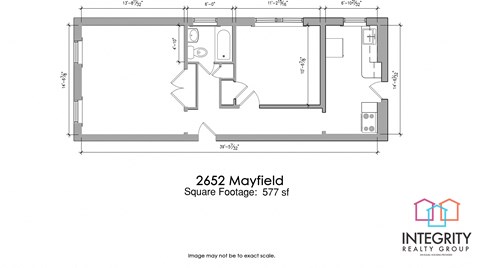 Mayfield 2652,  1 Bedroom 1 Bath at Integrity Cleveland Heights, Cleveland Heights, OH, 44106